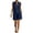 Navy, variant on Ahabrexf Womens Linen 2 Piece Outfits, Shawl Collar Sleeveless V Neck Top Loose Casual Shorts Matching Set for Summer Vacation Daily Wear