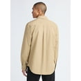 thumbnail image 3 of Free Assembly Men's Cotton Utility Shirt with Two Pockets, Sizes S-3XL, 3 of 5