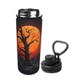 thumbnail image 2 of Uemuo Yellow Castle Sunset Tree 18OZ Insulated Kettle, Sports Water Bottle, Stainless Steel Kettle, Vacuum Insulated Flask, Flip Lid Travel Mug, 2 of 7