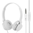 thumbnail image 1 of Auriculares con cable cómodos auriculares con micrófono auriculares con sonido estéreo ordenador para teléfono móvil, 1 of 8