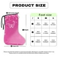 thumbnail image 6 of COEQINE Breast Cancer Leg Cast Covers Pink Ribbon Below The Knee Leg Cast Sleeve Size S Broken Leg Shower Cast Cover Adjustable Leg Cast Sock Cover for Women Gifts for Women Friends, 6 of 7