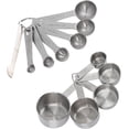 thumbnail image 1 of Measuring Cups And Spoons Set 12 Pcs Stainless Steel Measuring Cups And Spoons Set Measuring Cups Spoons Set Kitchen Measuring Tools For Cooking Bakin, 1 of 5