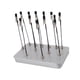 thumbnail image 5 of Pinzas de Base para soporte de pintura Juego de pinzas de Herramienta de modelado Pintura en para modelos Pinza de Plata, 5 of 8