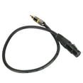 thumbnail image 2 of Cable balanceado XLR a RCA para conexión de micrófono, 0,5 m/1,7 pies, interconexión de audio profesional, 2 of 8