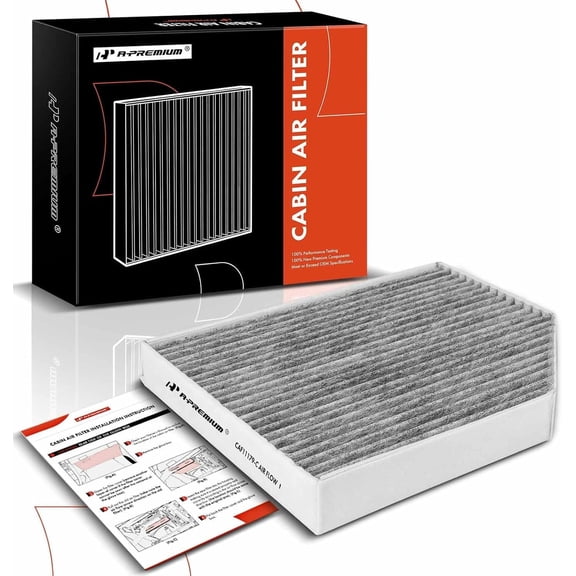 A-Premium Cabin Air Filter with Activated Carbon Compatible with Audi Q5 2009-2017, A4 Quattro 2009-2016, A5 Quattro 2008-2017, A4 2009-2016, S5 2008-2018, S4 2010-2016 & Porsche Macan 2015-2018
