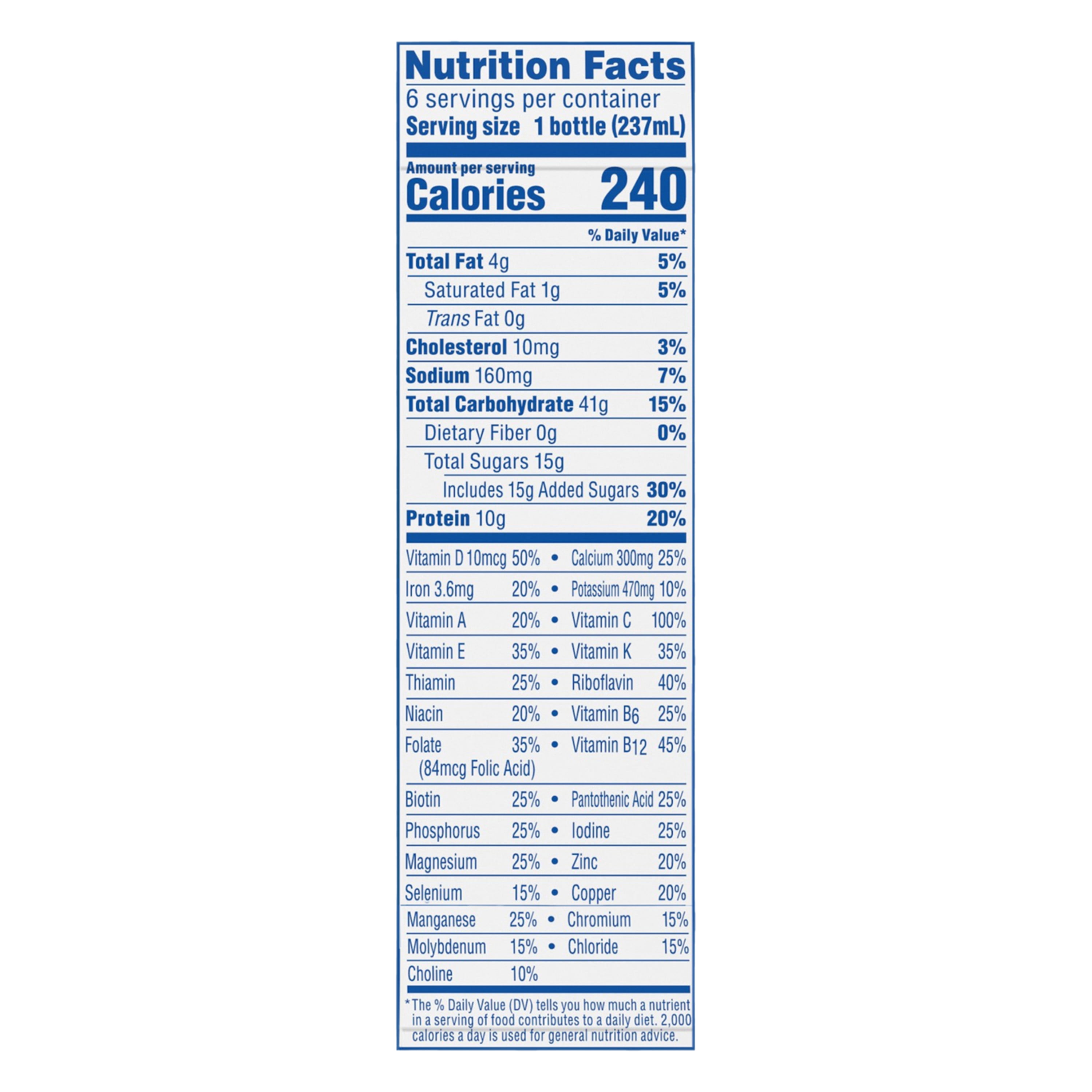Carnation Breakfast Essentials® Kellogg’s® Rice Krispies Treats™ Flavored Nutritional Drink, 10 g Protein, 6 - 8 fl oz Bottles