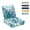 Blue Enchantress, variant on Outdoor Deep Seat Cushions Set, 24x24x4.3 inch, Fade Resistant, Waterproof Patio Chair Cushion with Backrest（yellow white)
