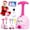 Pink, variant on Lomyolo Play Vehicle with Balloon Powered Race Car and Rocket Launcher Toy Set for Ages 3, 4, 5, 6, 7, 8, 9,10,11,12 +Year Old, 4-12 Years Old Birthday Toy Gift for Girls Boys-Pink