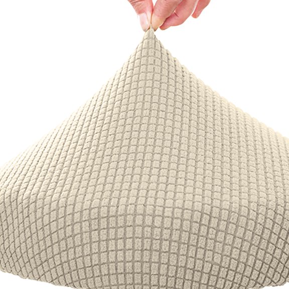 COOLL Chair Slipcover Elastic Stretchable Polyester Round Washable Stool Cushion for Home