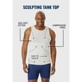 thumbnail image 2 of KingSize Men's Big & Tall Sculpting Tank Top, 2 of 5