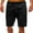 Black, variant on JTieacloth Cotton Drawstring Cargo Shorts Men's Solid Color Casual Sports Shorts 5 Inches Loose Beach Shorts Plus Size Drawstring Shorts,Black