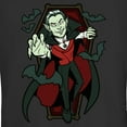 thumbnail image 2 of Junior's Lost Gods Halloween Vampire Scene  Graphic Tee Black Medium, 2 of 3