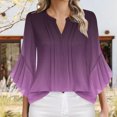 thumbnail image 1 of mfyjkho Tops Para Salir, Camiseta/Camiseta Informal De Cuello Redondo Y Manga Corta De Color Liso Para Mujer, Primavera Y Verano Tops Para Hacer Ejercicio L, 1 of 5
