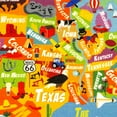 thumbnail image 3 of KC CUBS Playtime Collection USA United States Geography Map Educational Learning Area Rug Carpet for Kids and Children Bedrooms and Playroom (8' 2" x 9' 10"), 3 of 8