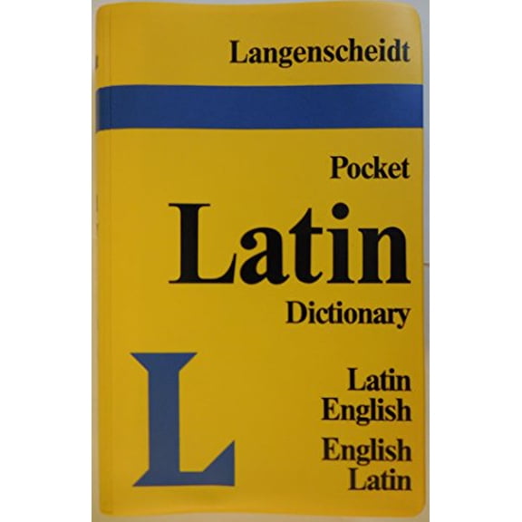 Pre-Owned Langenscheidt Pocket Latin Dictionary: Latin-English, English- Latin (Paperback) 0887291074 9780887291074