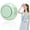 Light green, variant on 1PC Portable Silent Clip On Bladeless Fan, Mini Clip Waist Neck Wearable Fan with Night Light, Adjustable 3-Speed, Hands-Free Cooling Fans for Outdoor Office Shirt