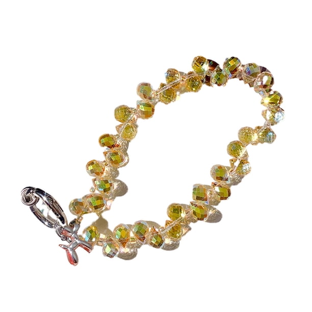 Correa de teléfono de cristal sintético brillante, correa de muñeca para teléfono, cordón con dije brillante y ranura para tarjetas, accesorio de moda, regalo para niñas, mejores amigas