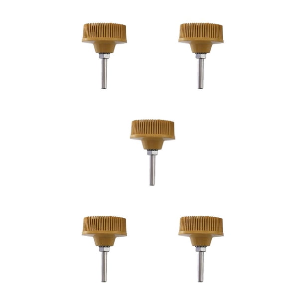Scienceny Cepillo de disco de taladro eléctrico, almohadilla de fregado redonda para de coches, accesorios de limpieza para el hogar, accesorio Amarillo 2 pulgadas 5piezas Scienceny CBP257662