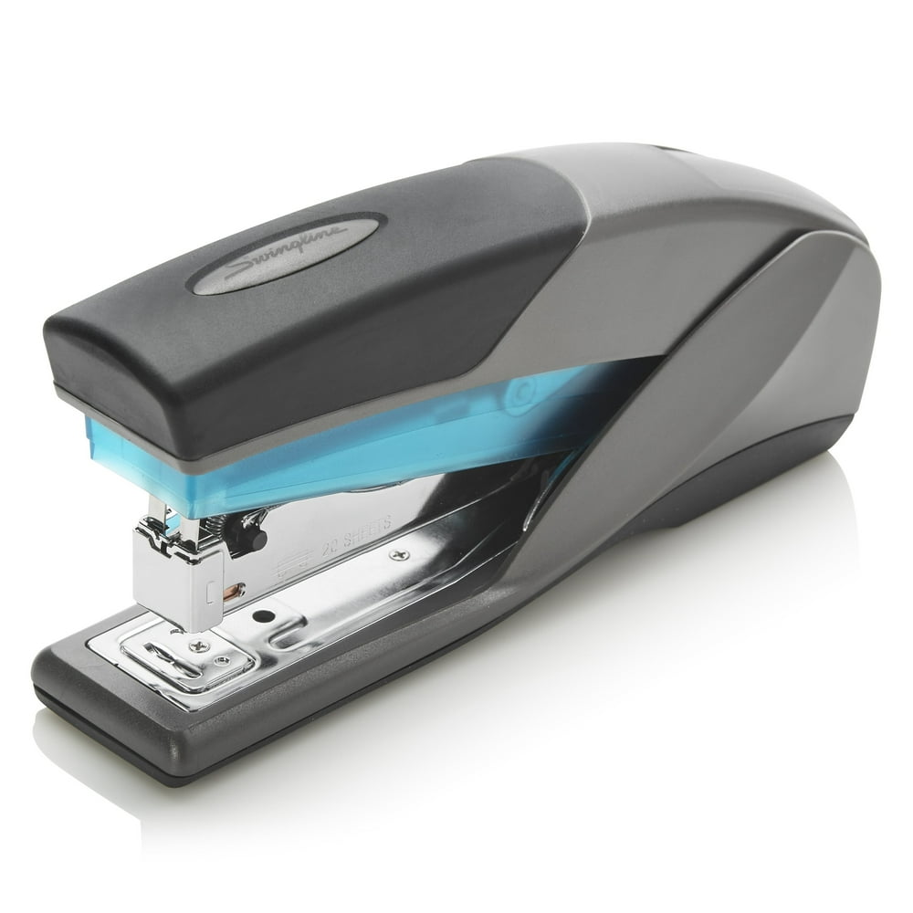Swingline LightTouch Reduced Effort Stapler, Blue (S7066404) Walmart