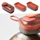 thumbnail image 3 of Paquete de 3 cepillos de palma dispensadores de jabón, cepillo de cocina para platos, ollas, sartenes y fregaderos. rojo, 3 of 7