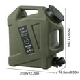 thumbnail image 1 of 10/12L Camping Water Storage Container Large Capacity Portable Water Carrier Bag Outdoor Picnic Accessory, 1 of 5