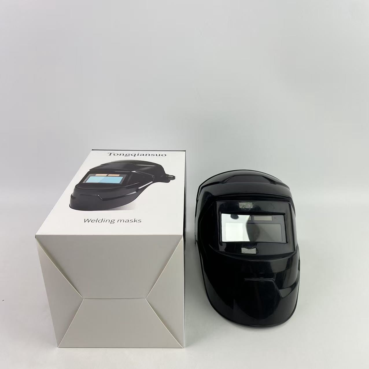 Tongqiansuo Welding masks,All-Purpose Welding Helmet with 2" x 4 1/4" Sel-Snap Lift Front, Ratchet Headgear, Black