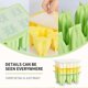 thumbnail image 3 of Spiral Ice Popsicle Bar Silicone Mould Flexible Easy Se Ice Mould With Lid For Summer 6-grid Banmo, 3 of 5