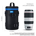 thumbnail image 3 of Funda para lentes JJC Deluxe para lentes Canon y Nikon, 3 of 6