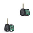 thumbnail image 2 of sweethay Llave de puerta de coche vehículo 2 botones para Control remoto controlador electrónico llaves automotriz automóvil Reemplazo para HU83 2piezas, 2 of 6