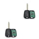 thumbnail image 2 of Scienceny Reemplazo de llave de puerta de coche, portátil, 2 botones para mando a distancia de 433Mhz, llaves, reparación de automóviles Reemplazo para HU83 2piezas, 2 of 6