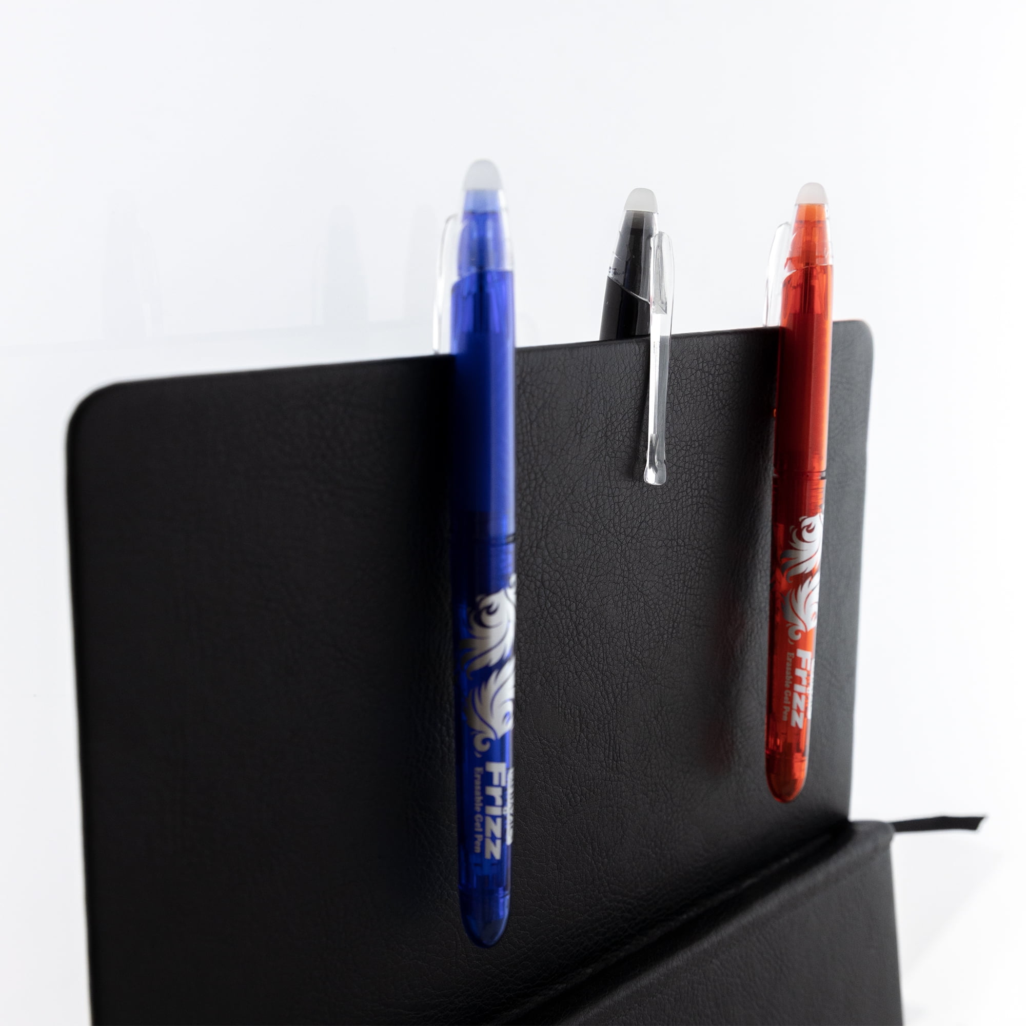 BAZIC Frizz Erasable Gel Pen 0.7mm Assorted Color, (3/Pack), 1-Pack