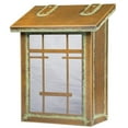 thumbnail image 1 of Americas Finest Lighting AF-3151-NV-WW San Marino Verical Mailbox, Wispy White - New Verde, 1 of 1