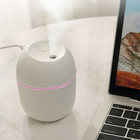 

OUTAD Mute Desktop Humidifier Mini Atmosphere Light Gift Aromatherapy Car Gift Space-savin Humidifier USB Plug-in
