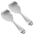 thumbnail image 4 of ColoMX 2 unids cucharas de arroz en casa cucharas de cocina arroz cucharas de cocina (plata), 4 of 8