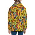 thumbnail image 6 of Pofeuu Dancing African Women Print Teenage Zipper Hoodie Sweatshirts Hooded Casual Jackets With Pocket For Boys Girls-Small, 6 of 6