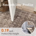thumbnail image 4 of PureCozy 8'x10' Area Rugs for Living Room Bedroom Dining Room Farmhouse Office Oriental Washable Non Slip Vintage Traditional Large Brown Rugs Carpets, Red Brown, 4 of 5
