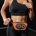 thumbnail image 1 of Haut-parleur du sac de taille, tissu à l'épreuve de l'eau claire effet sonore sans fil de taille sans fil rechargeable pour les sports extérieurs orange, 1 of 7