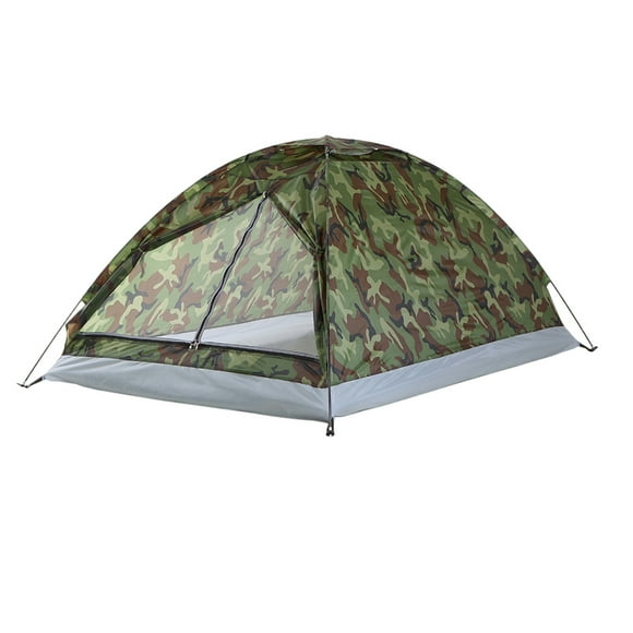 Amdohai Camping Tent for 2 Person Single Layer Outdoor Portable Camouflage