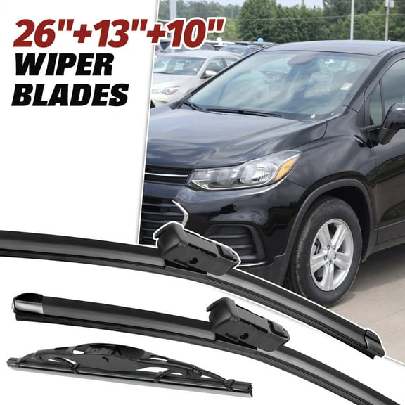 Windshield Wiper Blades 26" 13" 10" Top Lock Replacement for 2013-2023 Chevrolet Trax