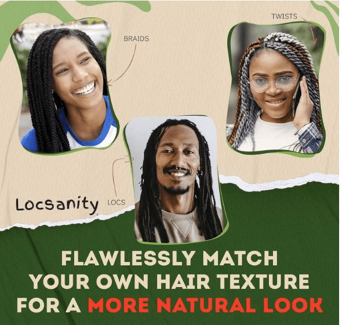 Locsanity All Hair Types Dreadlocks Adhesive Natural Hair Extensions 8", Barbie Pink