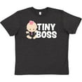 thumbnail image 3 of Inktastic Tiny Boss with Baby in Suit Youth T-Shirt, 3 of 5