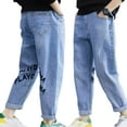 thumbnail image 4 of RUTAYY Toddler Boys Girls Jeans Boys Children Casual Fashion Personalized Jeans Leisure Pants, 4 of 4