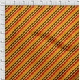 thumbnail image 3 of oneOone Viscose Jersey Mustard Yellow Fabric Stripes Dress Material Fabric Print Fabric By The Yard 60 Inch Wide, 3 of 5