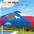thumbnail image 5 of EAGLE PEAK 10 x 10 ft Pop Up Canopy Tent Instant Outdoor Canopy Straight Leg Shelter with Adjustable Height and Wheeled Carrying Bag(Texas), 5 of 11