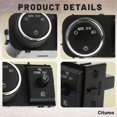 thumbnail image 3 of 25858705 1527J Equipment Headlamp Instrument Panel Dimmer And Dome Lamp Switch With Fog Lamp Switch, 3 of 5