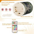 thumbnail image 5 of Yayeee Flameless Candles with Remote Flickering Battery Operated Multi Color Changing, Green Forest Scene, 5 of 7