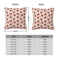 thumbnail image 2 of Fuzoiu dog Valentine's day Print Square Pillow Cover,Hidden Zipper Design,Luxury Square Pillow Case, Throw Pillow,Couch Cushion-18"x18", 2 of 7