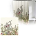 thumbnail image 2 of TIELUTT Rideau de Douche Drôle Humoristique Assis en Lisant un Journal Doublure de Salle de Bain pour Rideau de Douche Rideaux pour Enfants pour Filles Long Rideau de Douche en Lin Rideau Anti-Lumière Rideau de Douche de Basketball Curt, 2 of 4