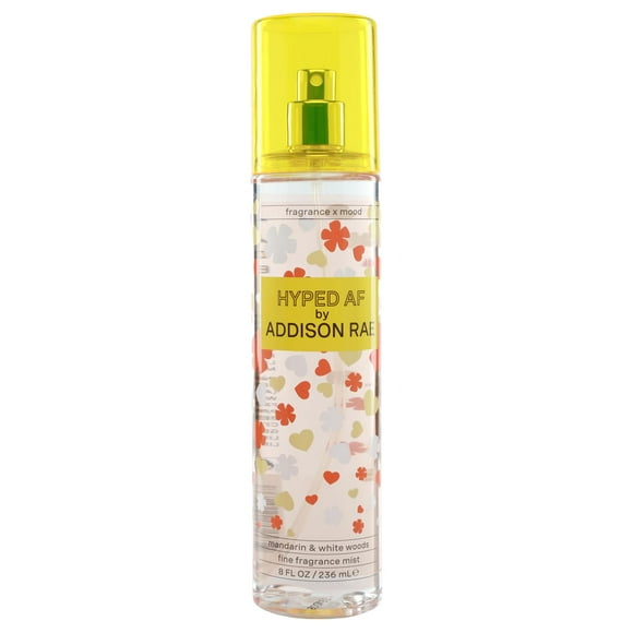 Bruma corporal y capilar Addison Rae Hyped Woody Citrus 240 ml para mujer