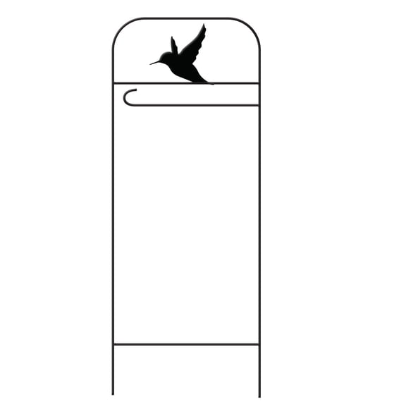 Briarwood Lane Wrought Iron Hummingbird Garden Flag Arbor 41x15 Garden Flag Decorative Arbor